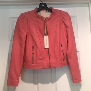 Rebecca Taylor leather jacket - pink